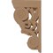Ekena Millwork 3 3/4"W x 5 1/2"D x 9 1/2"H Small Floral Corbel, Maple COR03X05X09FLMA - alternate 3
